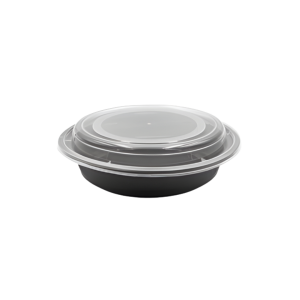 Round plastic microwave plates