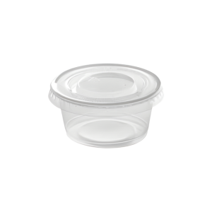 Semi-transparent container