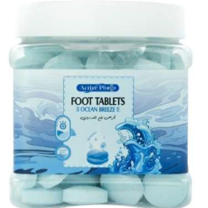 Foot care tablets are available in various flavors
